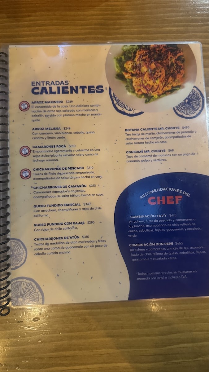 Mr Chobys Restaurant Menu - Image 4