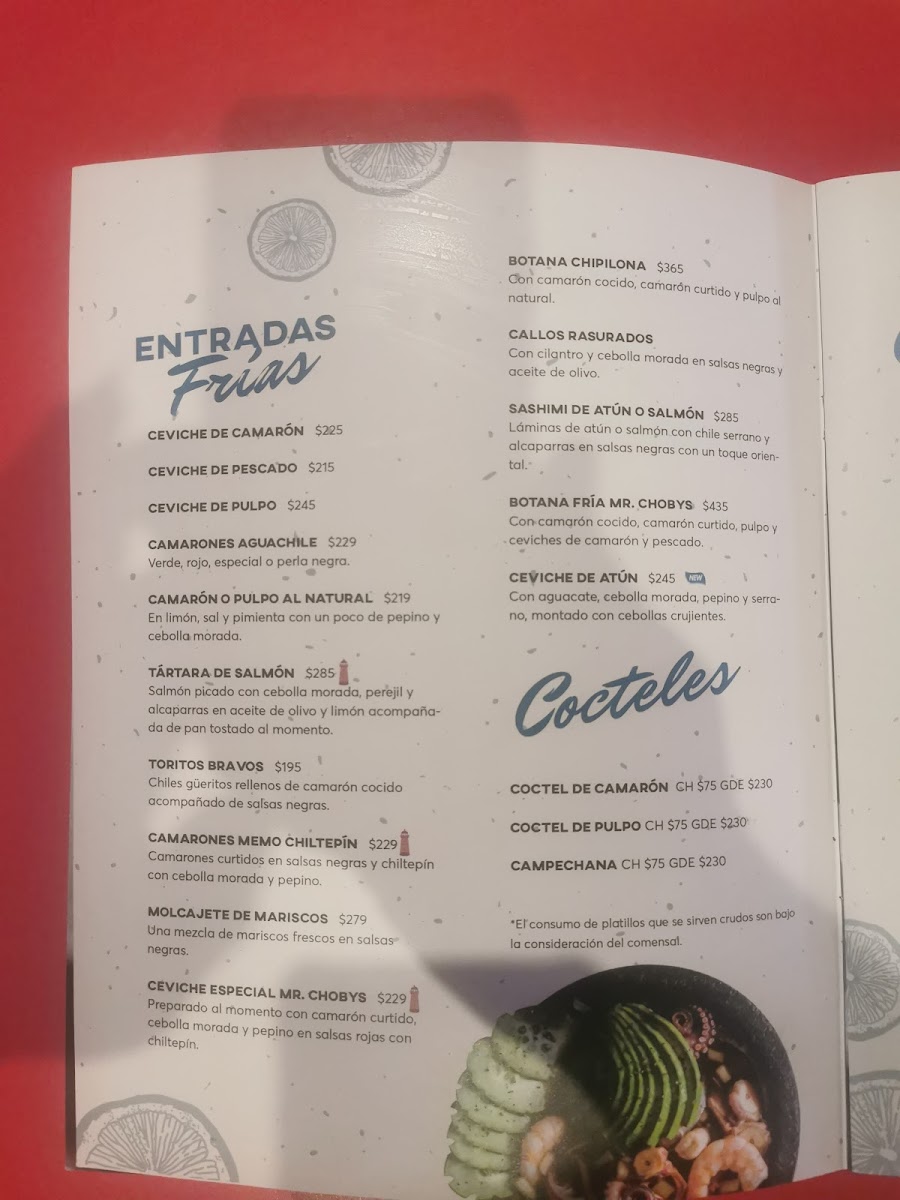 Mr Chobys Restaurant Menu - Image 6